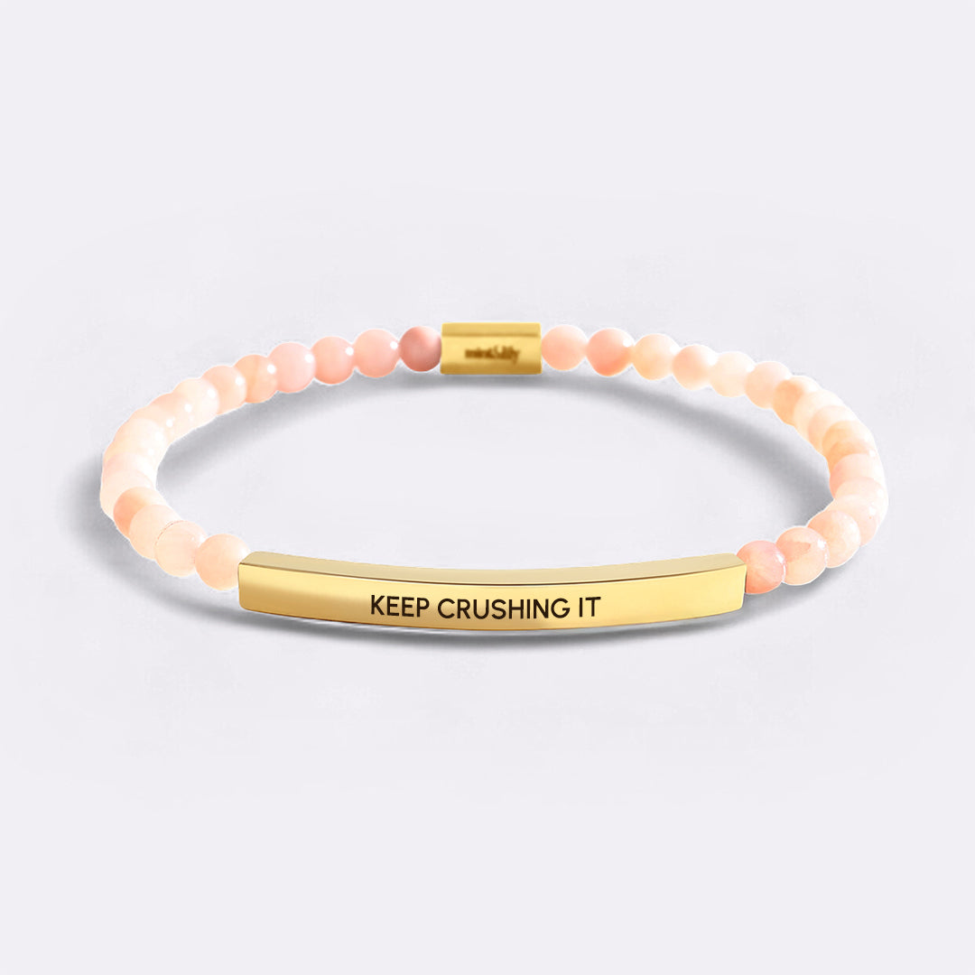Keep Crushing It Perlenarmband Inspire
