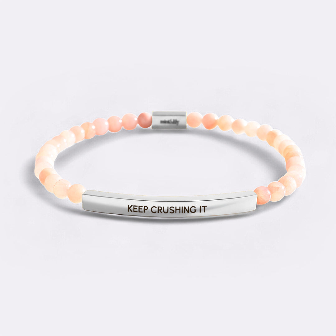 Keep Crushing It Perlenarmband Inspire