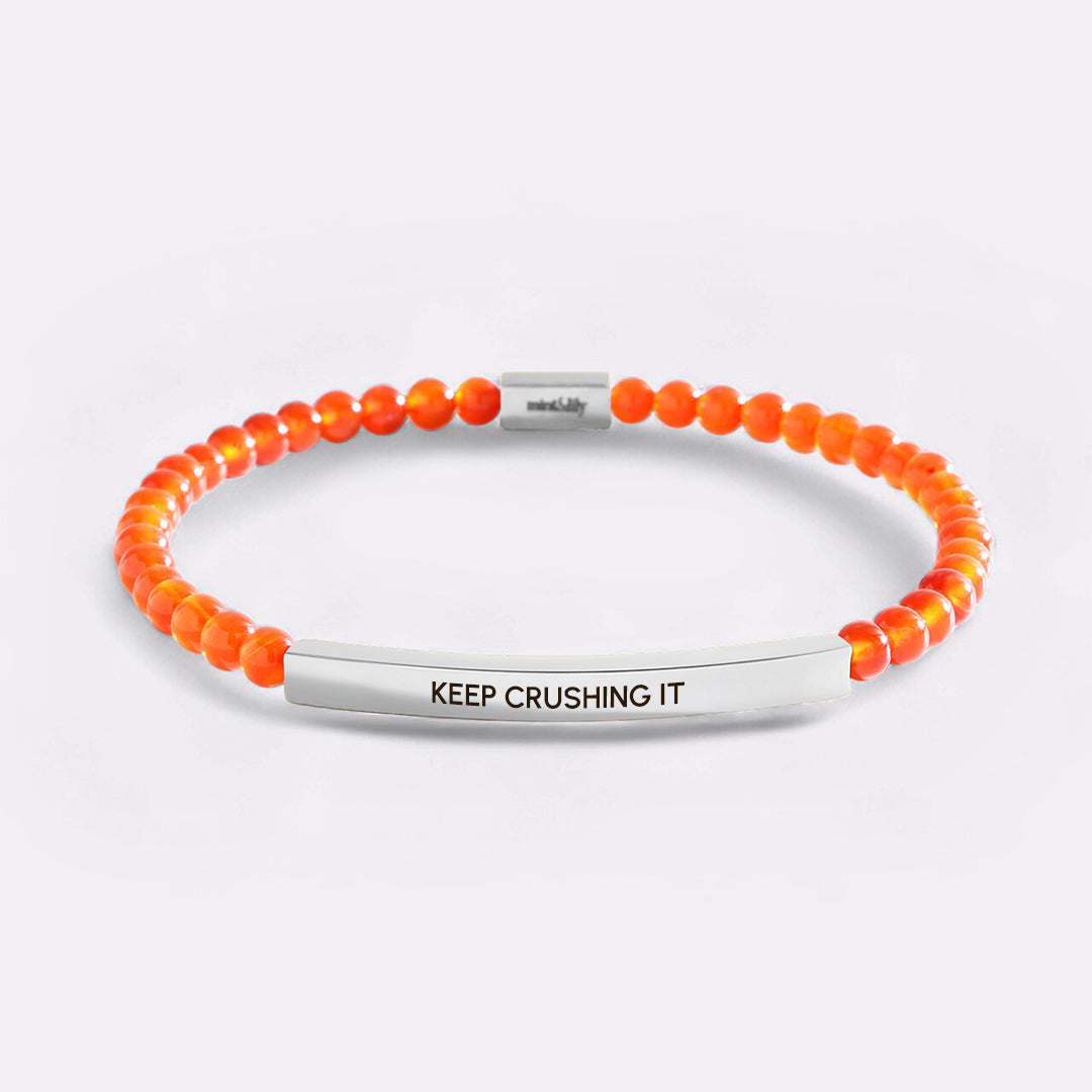 Keep Crushing It Perlenarmband Inspire