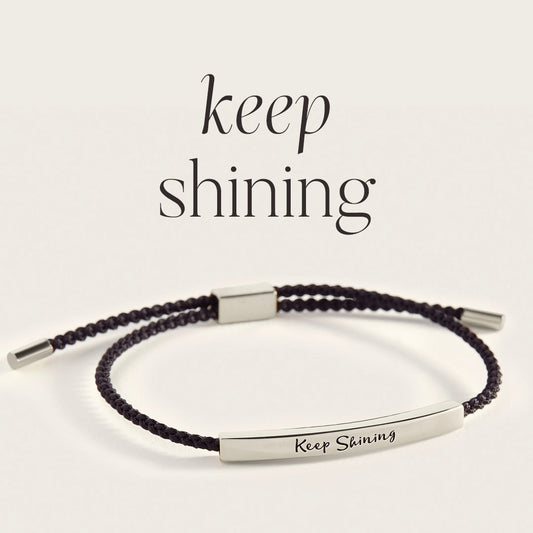 Keep Shining Inspire Bracelet in 925 Sterling Silver — Vanny Jewels