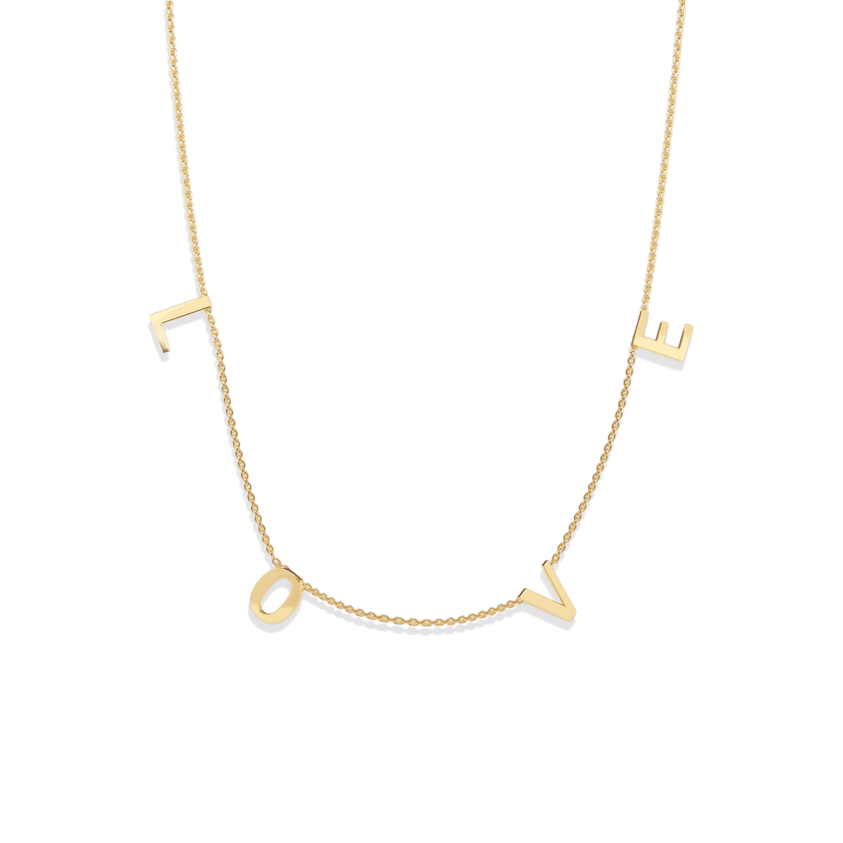 The LOVE Letter Necklace — Vanny Jewels
