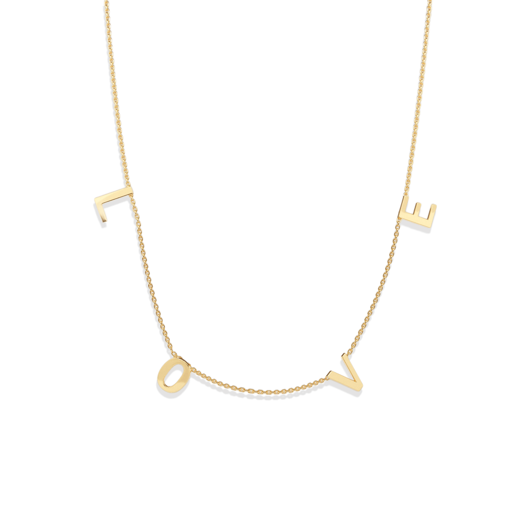 The LOVE Letter Necklace — Vanny Jewels