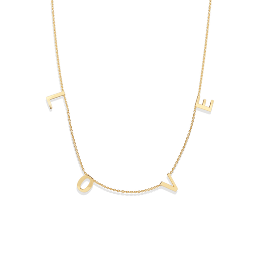 The LOVE Letter Necklace — Vanny Jewels
