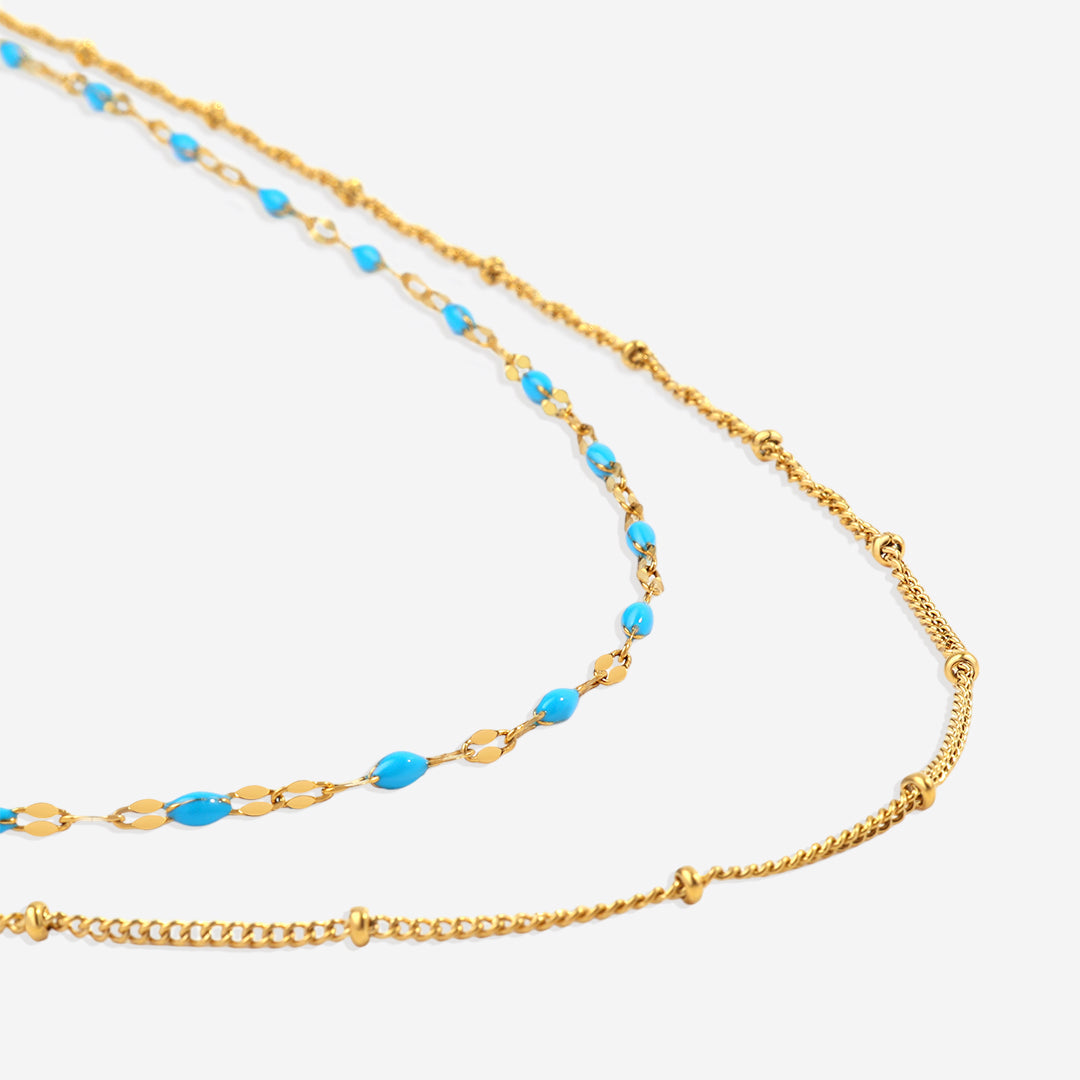 Mehrreihiger Perlen-Choker