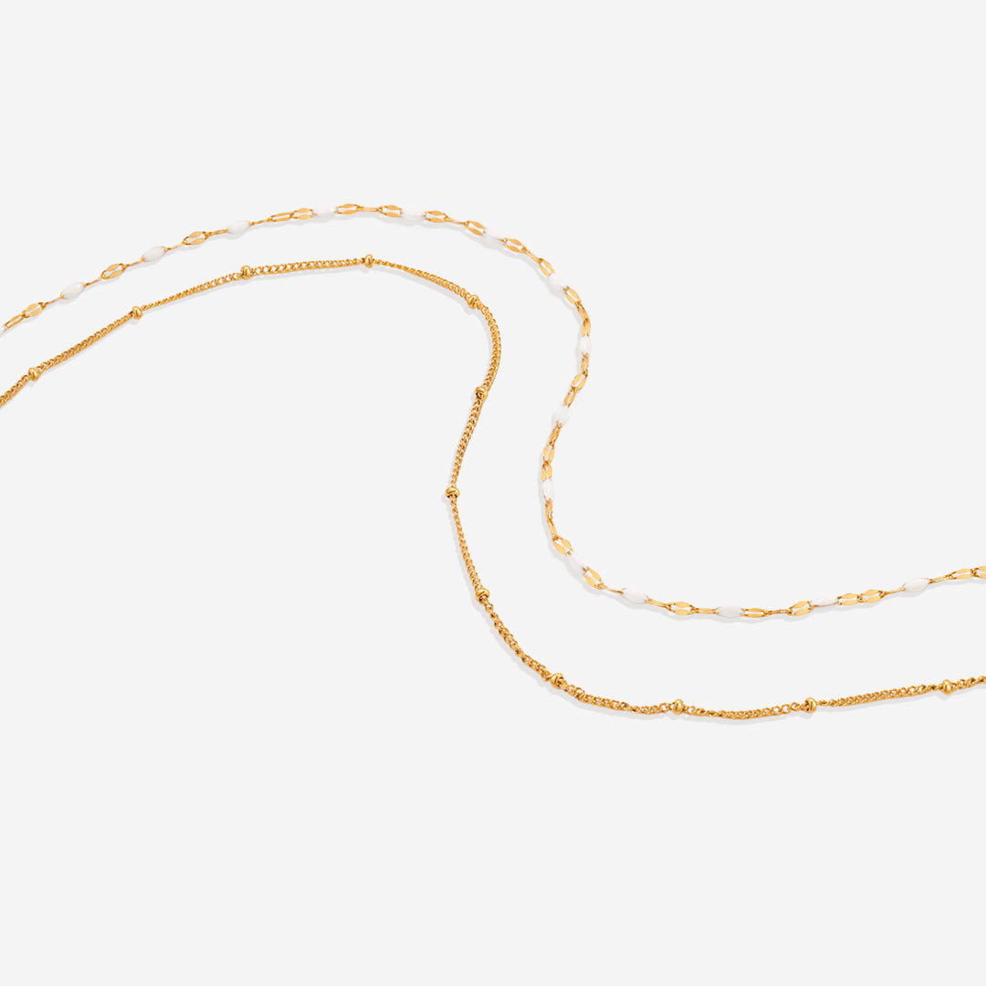 Mehrreihiger Perlen-Choker