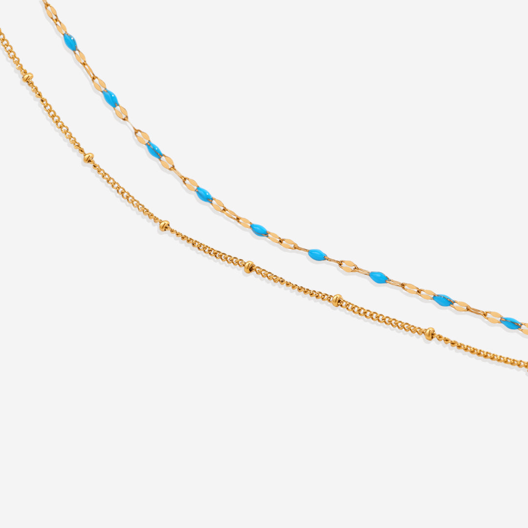 Mehrreihiger Perlen-Choker