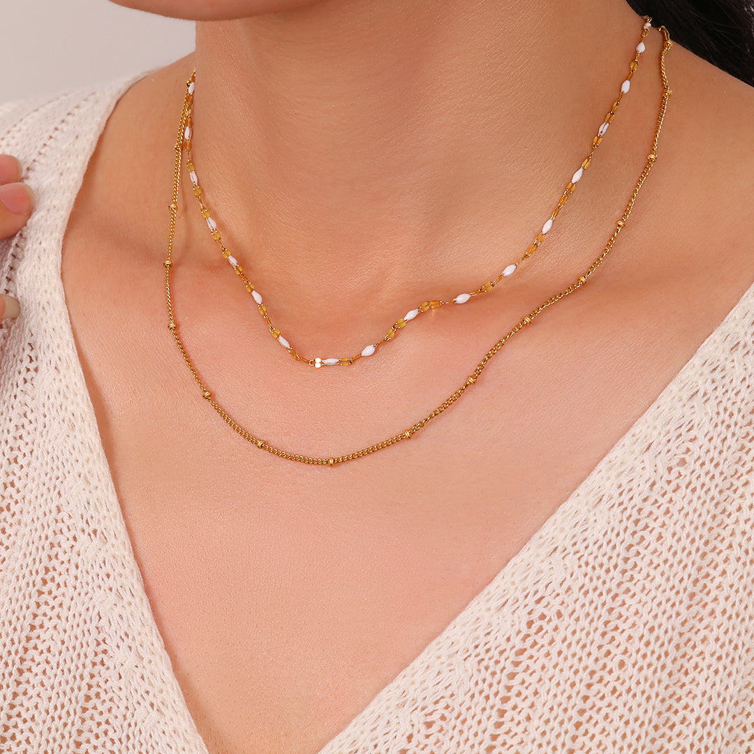 Mehrreihiger Perlen-Choker