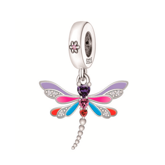 Dragonfly Charm in 925 Sterling Silver — Vanny Jewels