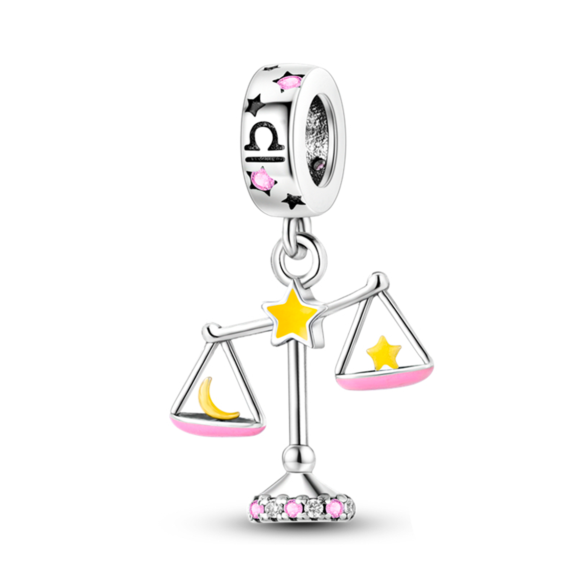 Libra Charm in 925 Sterling Silver — Vanny Jewels