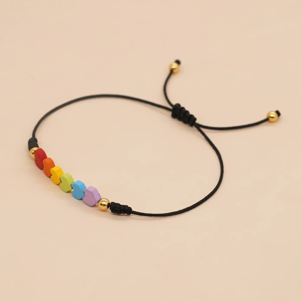 Bracciale Cuore Regolabile Love Is Love