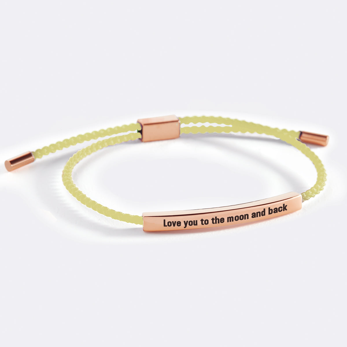Ich liebe dich bis zum Mond und zurück Inspirationsarmband