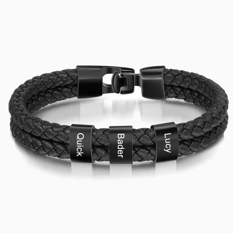 Minimalistische personalisierbare Perlenarmbänder mit Namen
