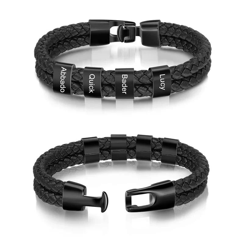 Minimalistische personalisierbare Perlenarmbänder mit Namen