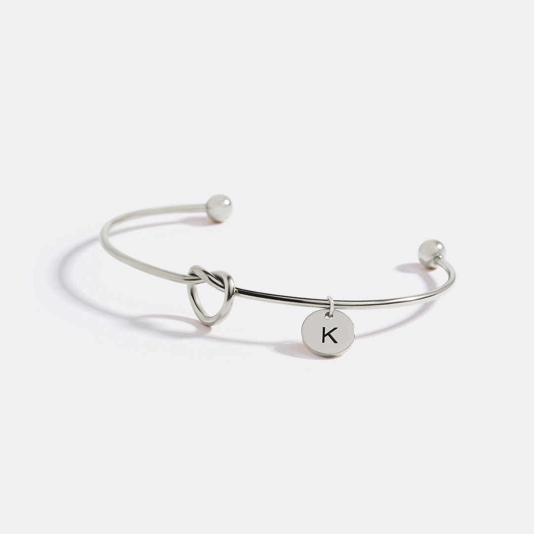 Personalisiertes "Tie the Knot" Armband • Brautjungfern-Geschenkarmband