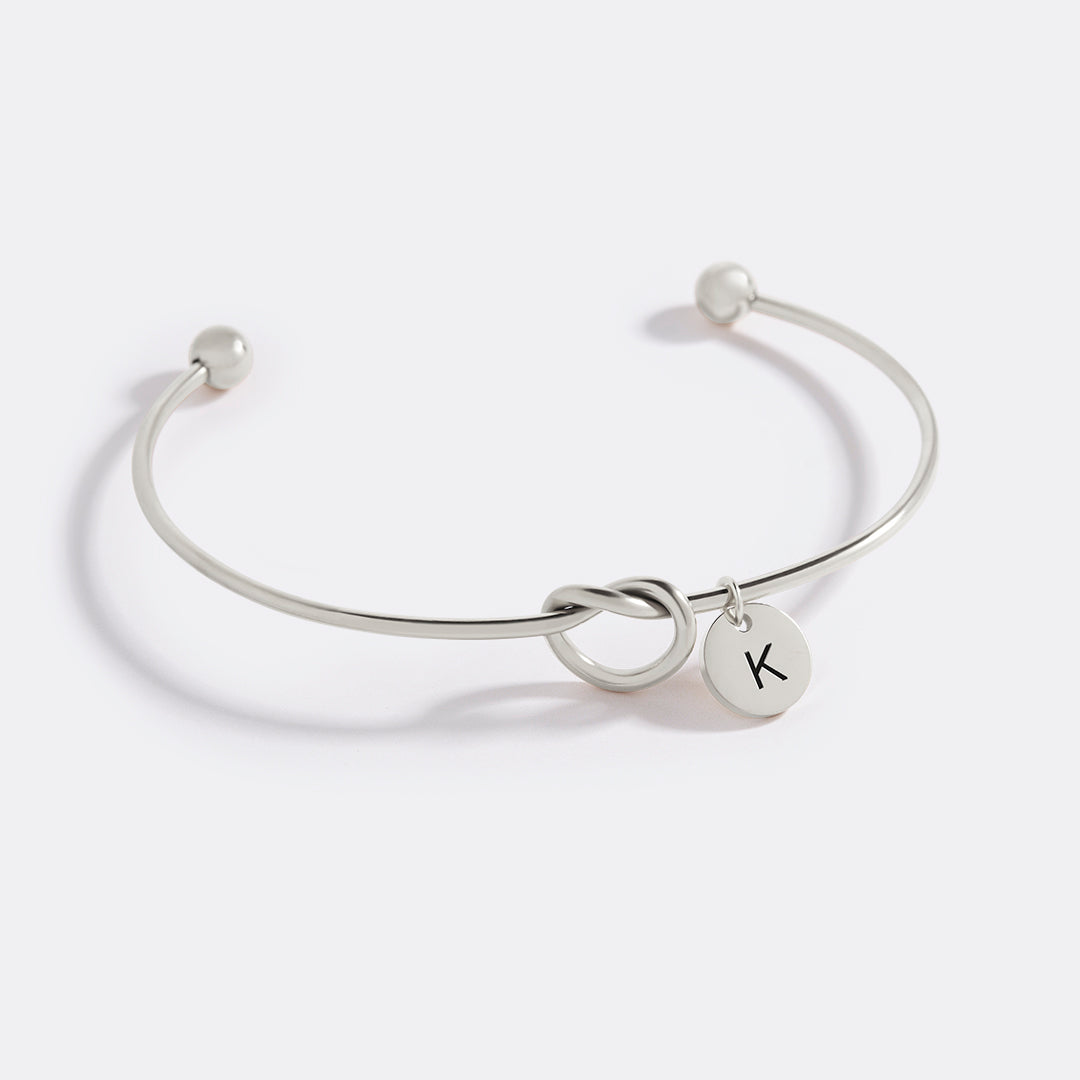 Personalisiertes "Tie the Knot" Armband • Brautjungfern-Geschenkarmband