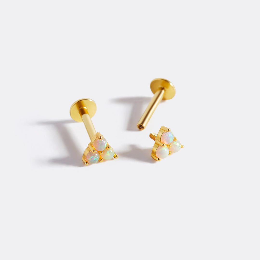 Opal Trio Sleeper Ohrstecker | 18g