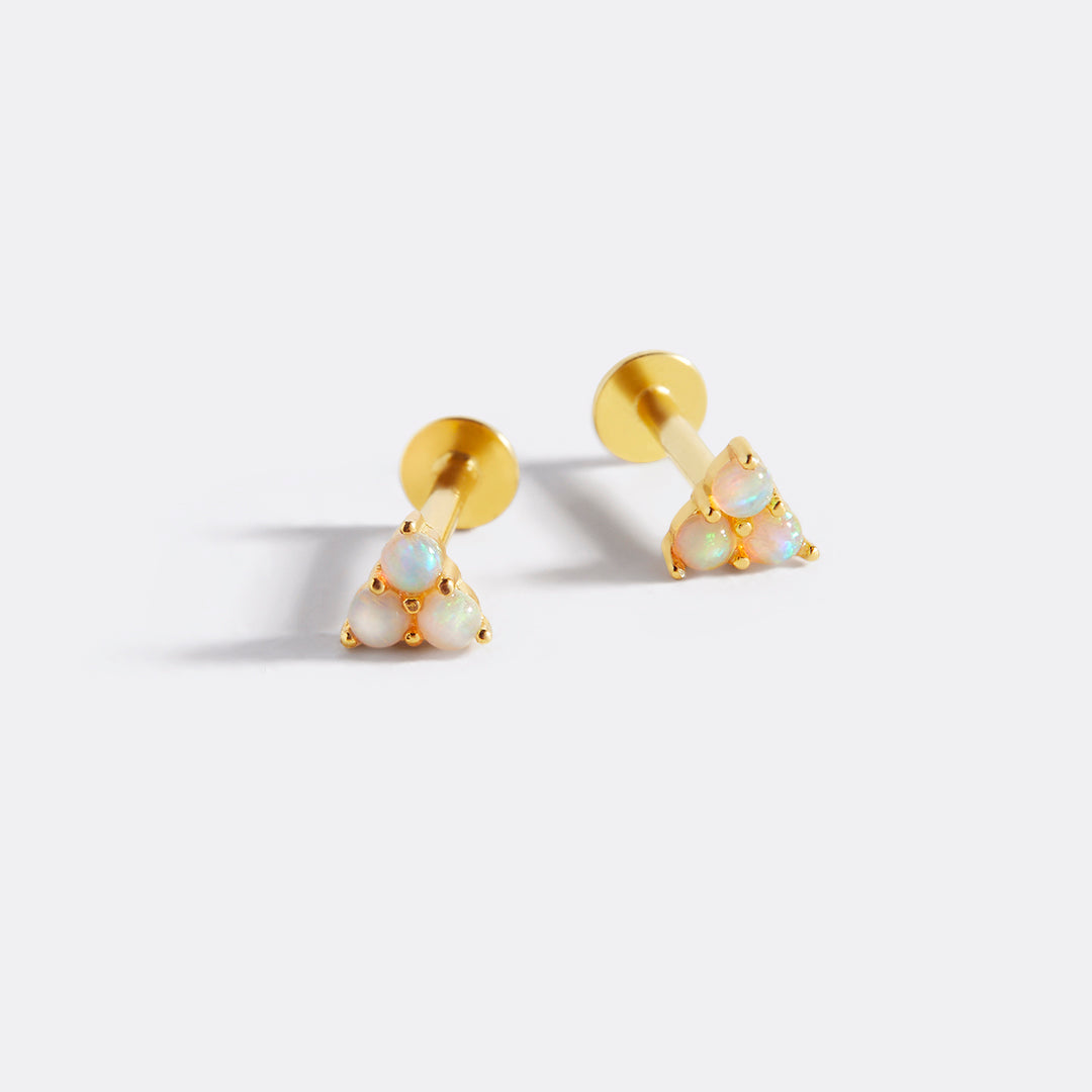 Opal Trio Sleeper Ohrstecker | 18g
