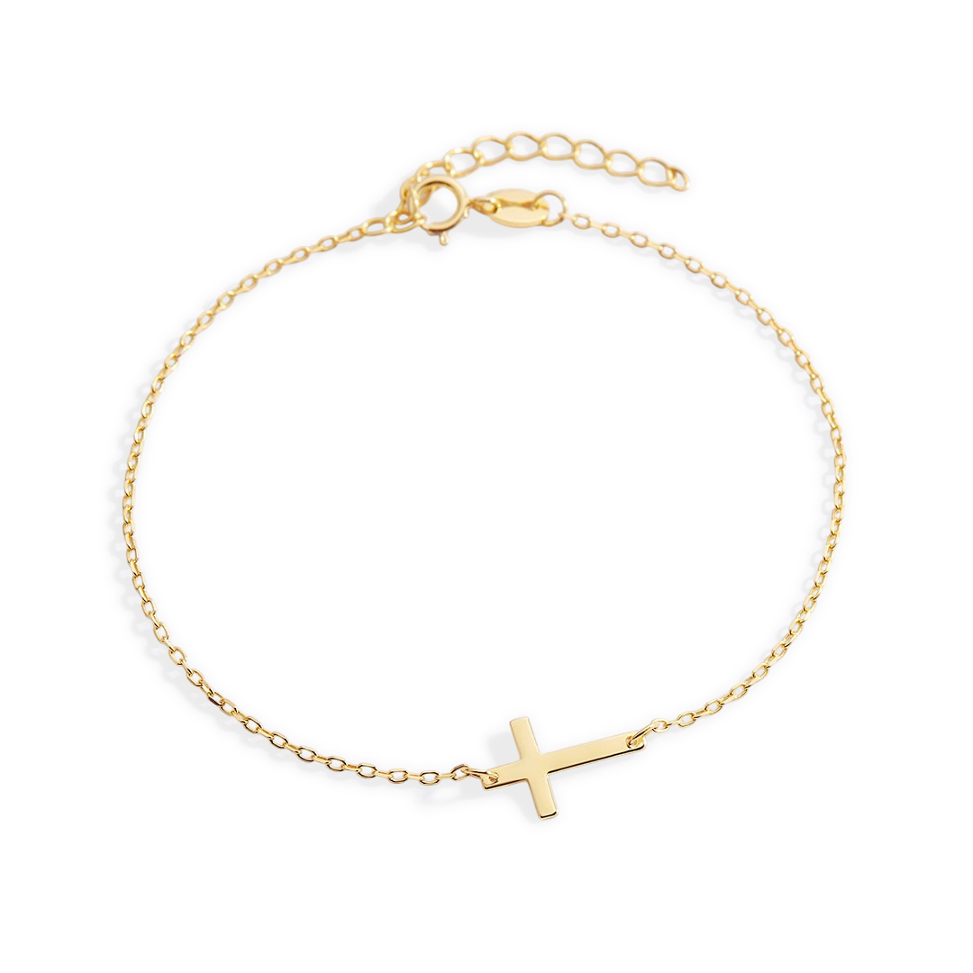 Cross Charm Bracelet — Vanny Jewels