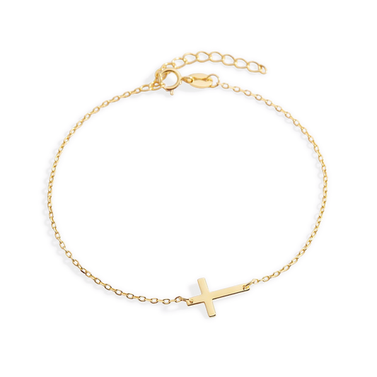 Cross Charm Bracelet — Vanny Jewels