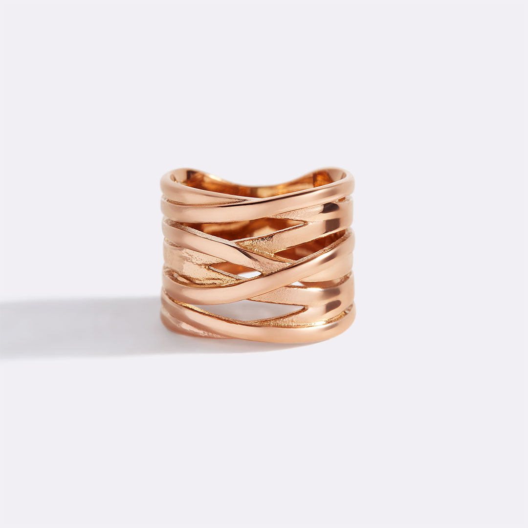 Drahtwickel-Statement-Ring