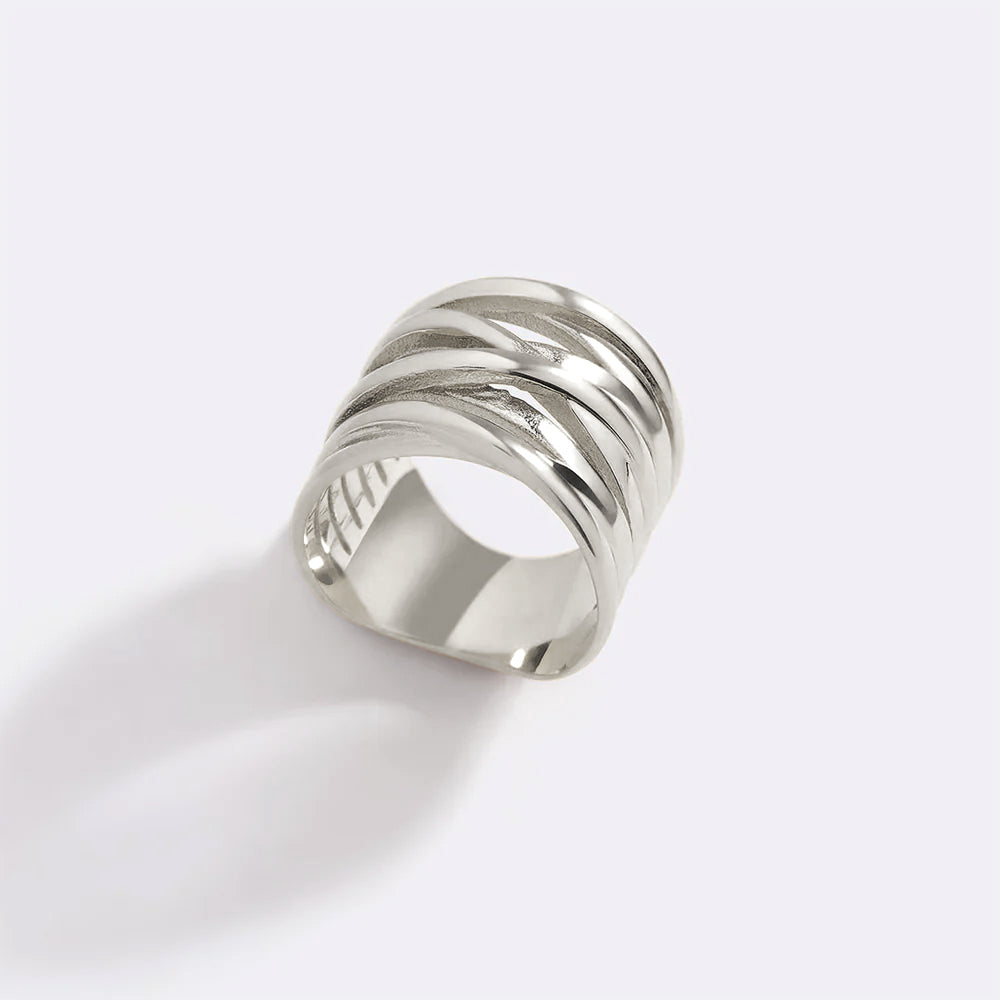 Drahtwickel-Statement-Ring