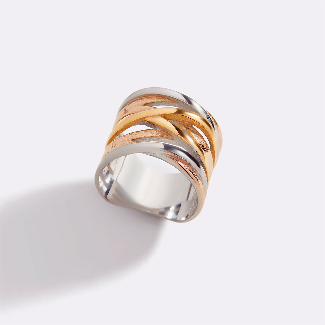 Drahtwickel-Statement-Ring