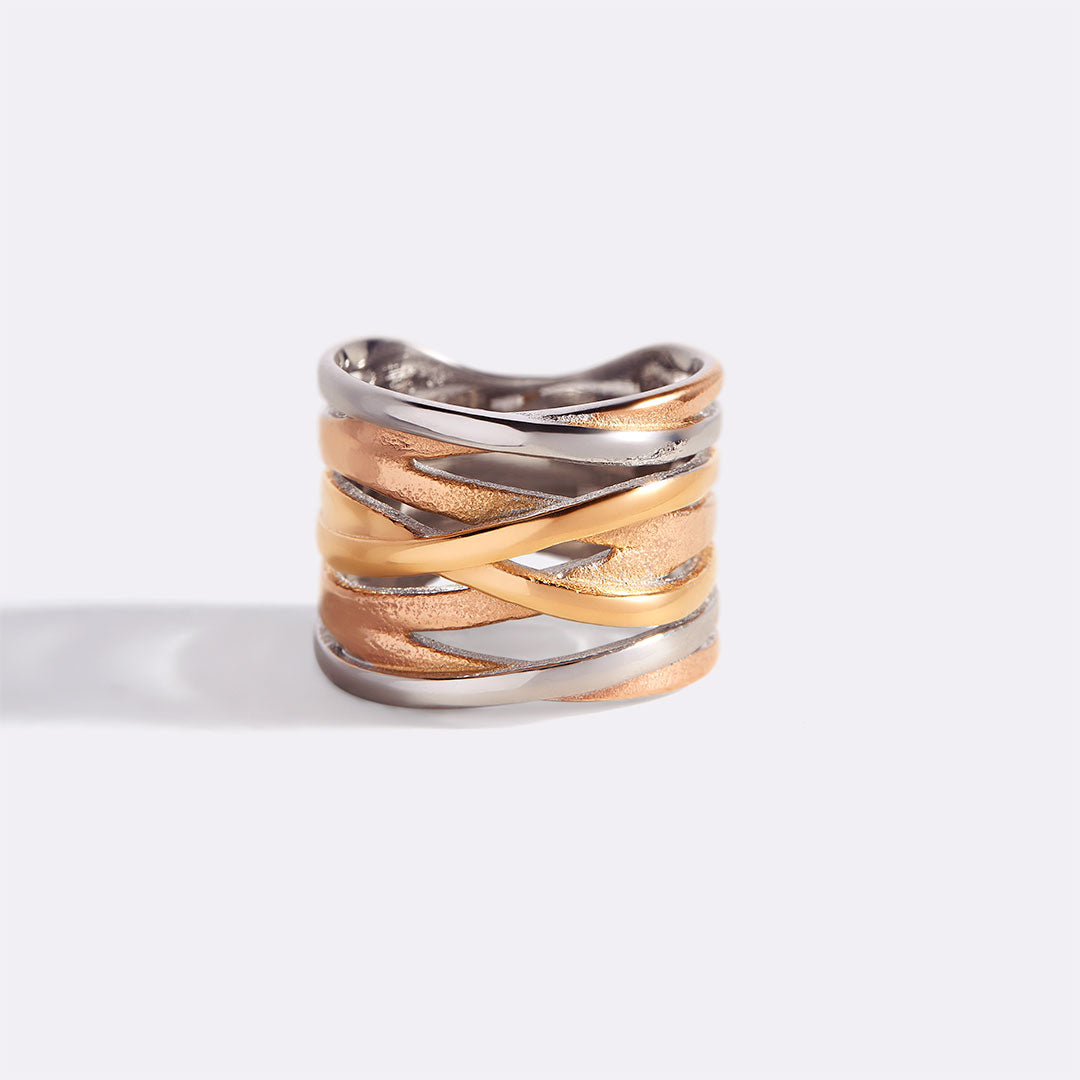 Drahtwickel-Statement-Ring