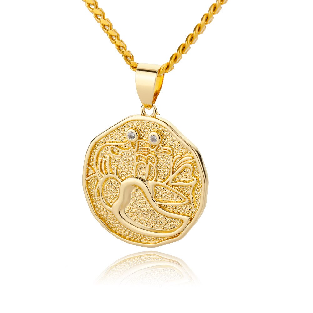Collana Pendente Moneta Segno Zodiacale