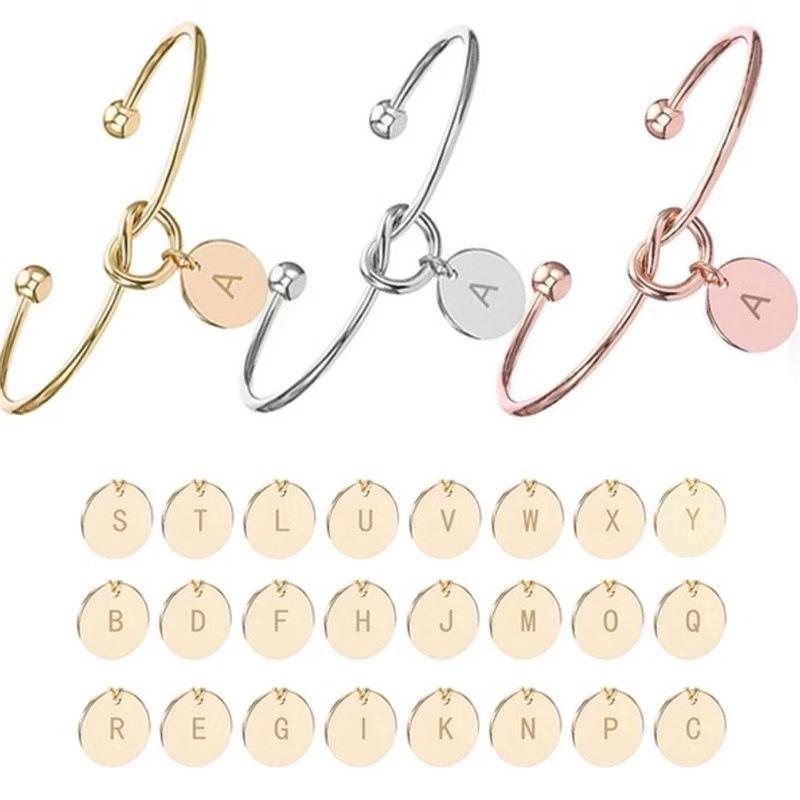 Personalisiertes "Tie the Knot" Armband • Brautjungfern-Geschenkarmband