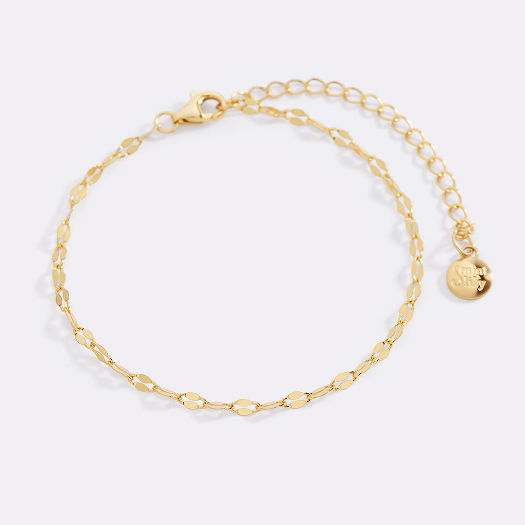 Bracciale a catena con petali