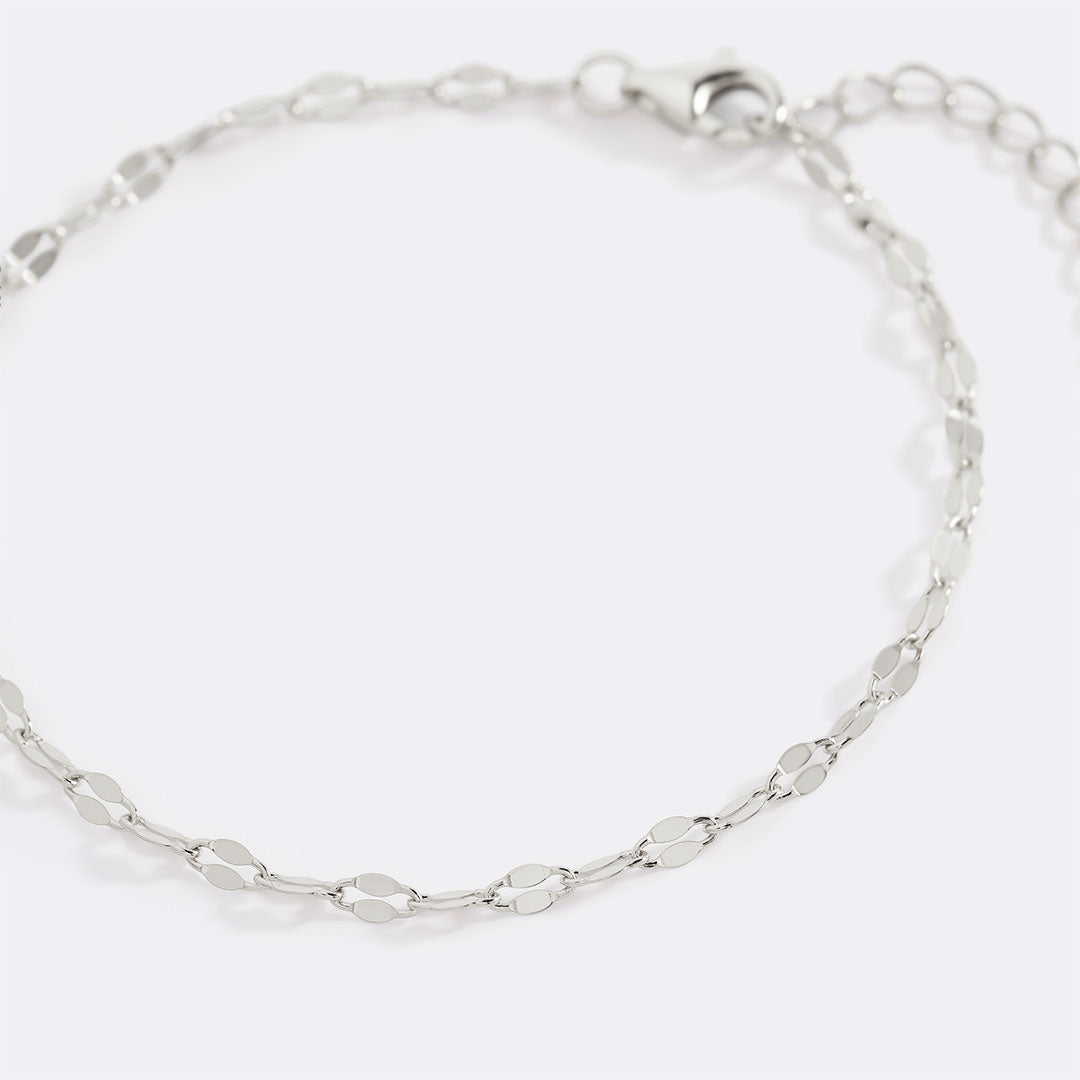 Bracciale a catena con petali