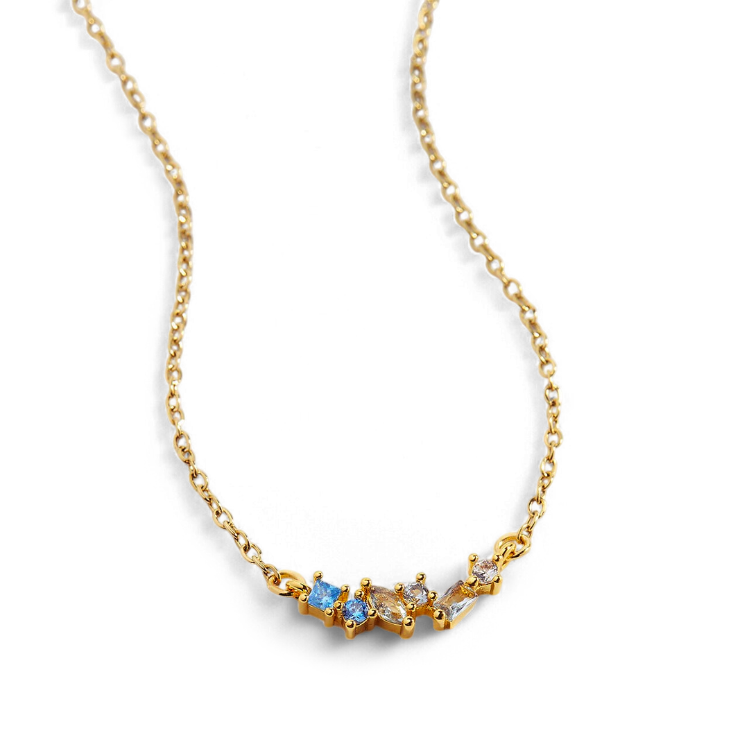 Ombre Birthstone Necklace — Vanny Jewels