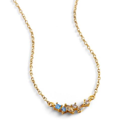 Ombre Birthstone Necklace — Vanny Jewels