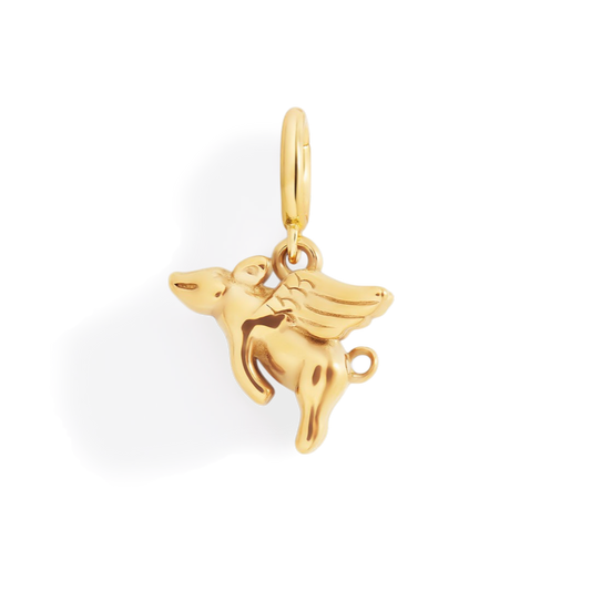 Flying Pig Charm — Vanny Jewels