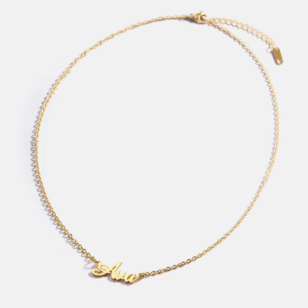 Collana con Nome in Piuma