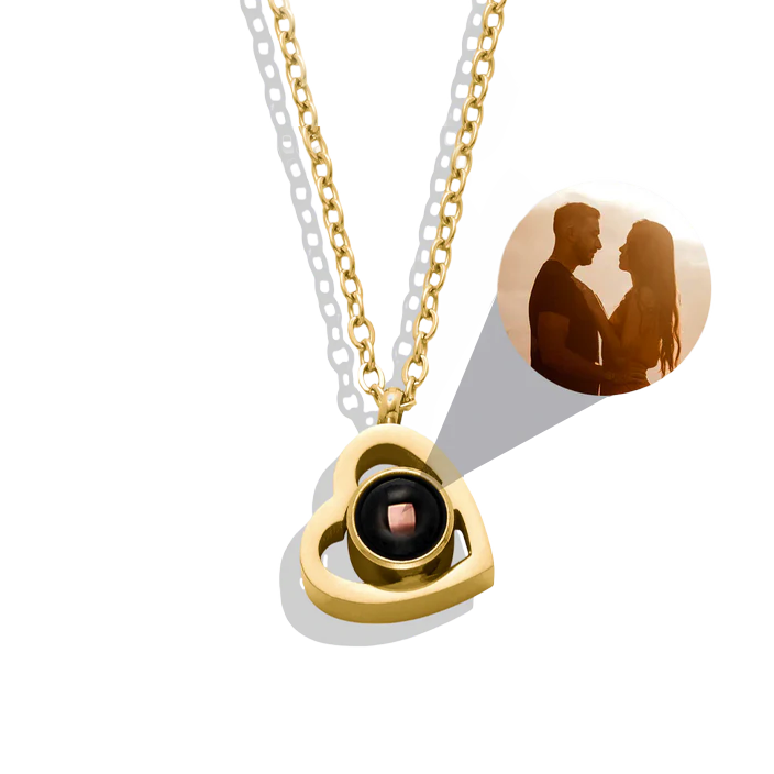 Personalized Heart Photo Necklace — Vanny Jewels