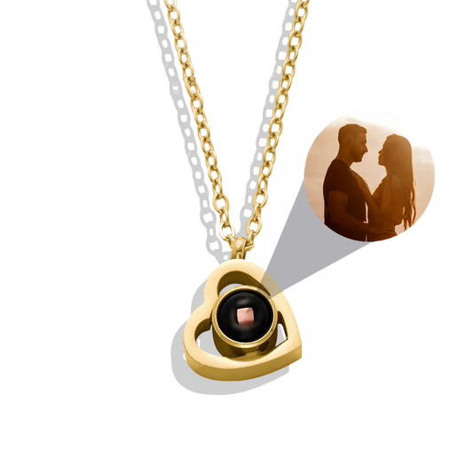 Personalized Heart Photo Necklace — Vanny Jewels