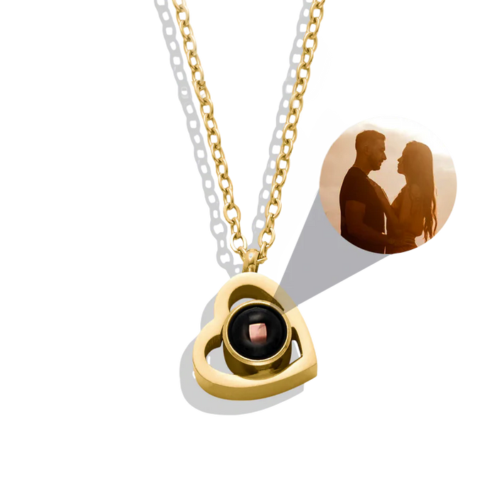 Personalized Heart Photo Necklace — Vanny Jewels