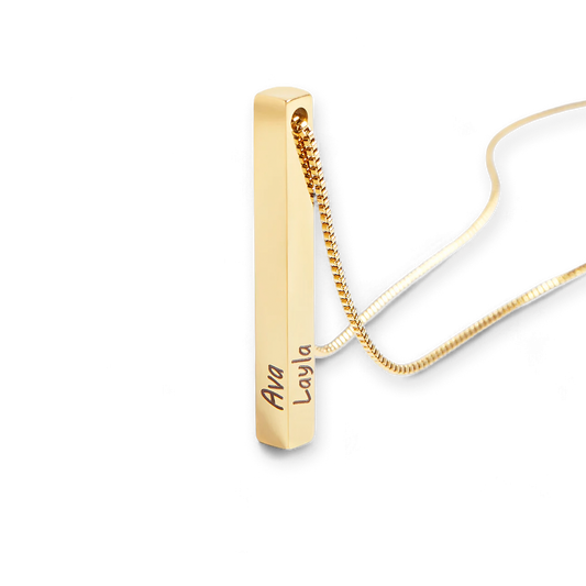 Muse Pillar Bar Necklace — Vanny Jewels
