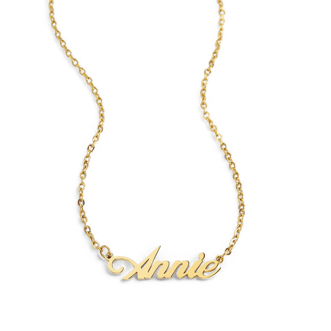 Personalized Name Necklace | Choose from 9 Styles in 18k Gold — Vanny Jewels