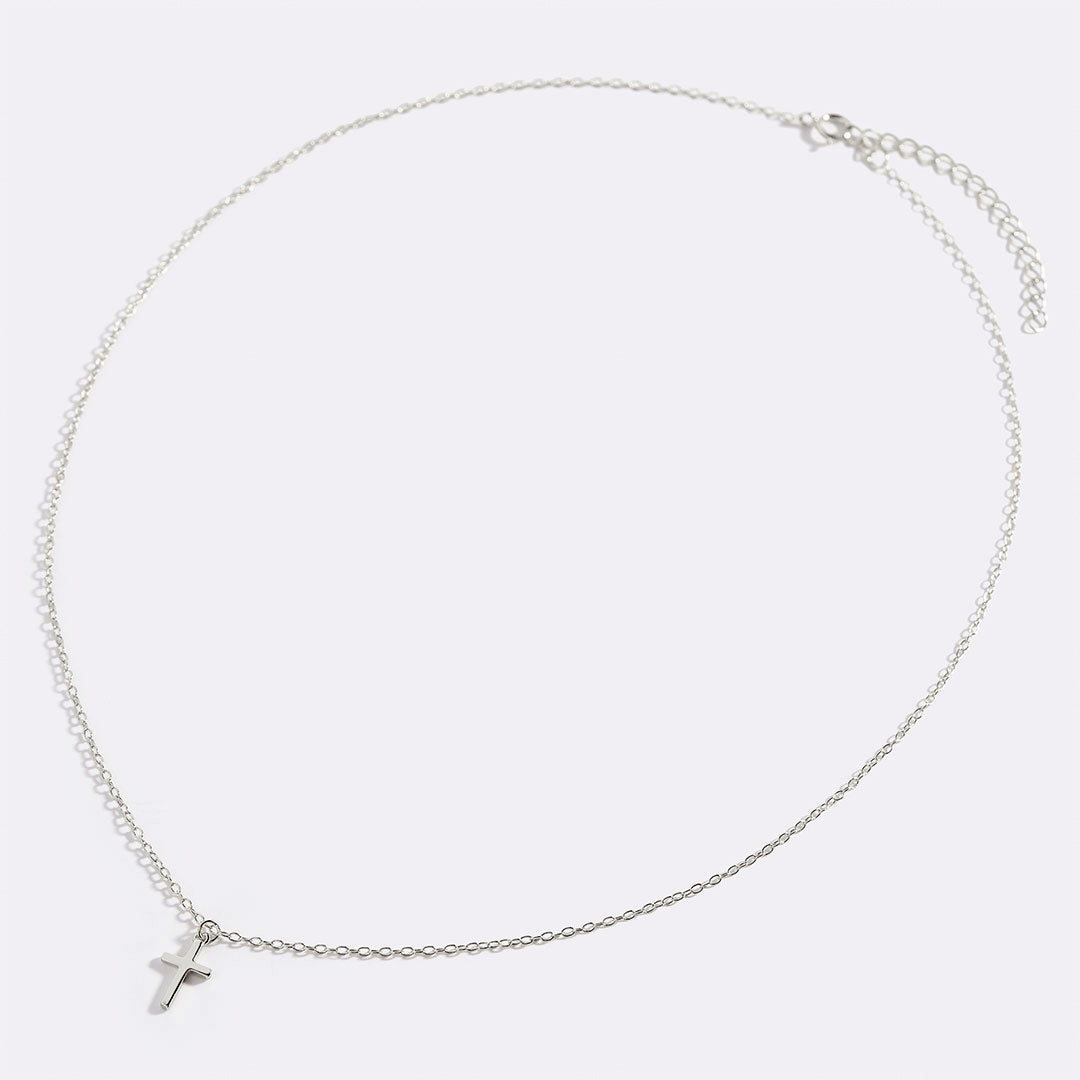 Classic Cross Necklace in 925 sterling silver