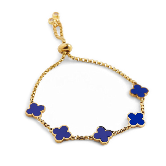 Clover Enamel Bracelet — Vanny Jewels