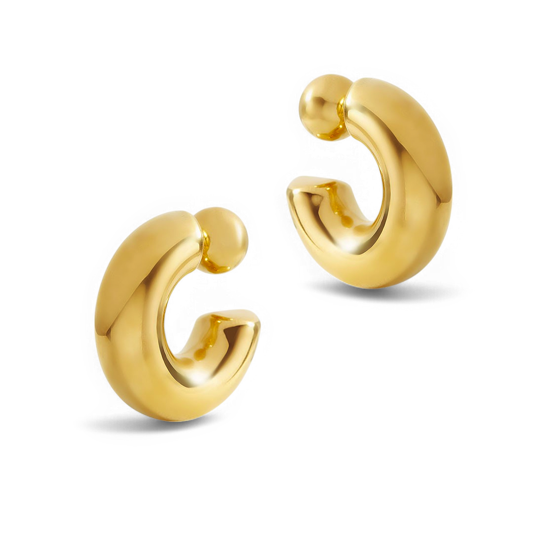 Reversible Hoop Earrings — Vanny Jewels