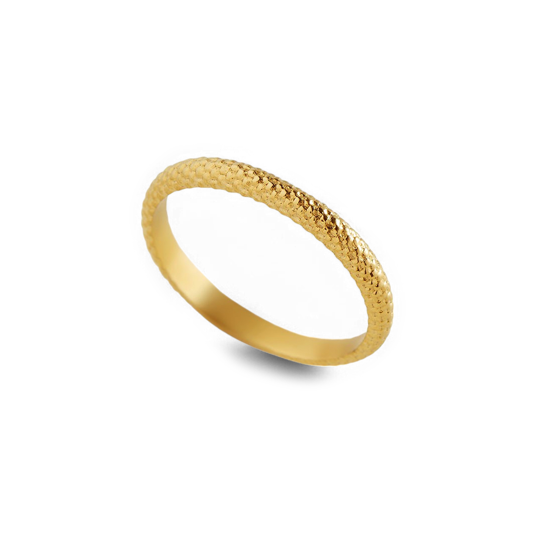 Snakeskin Stacking Ring — Vanny Jewels