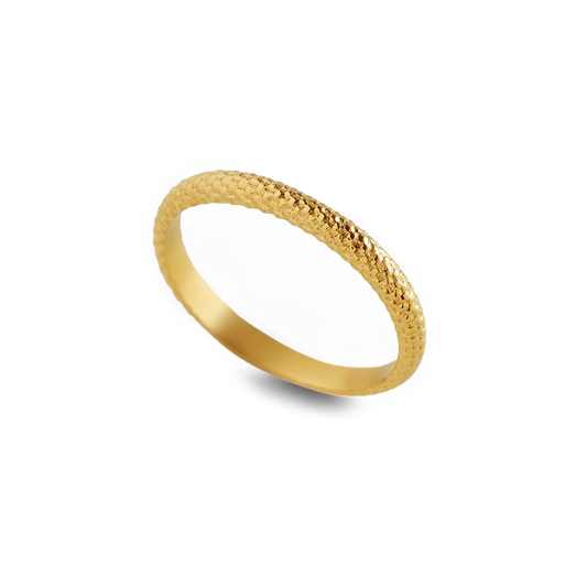 Snakeskin Stacking Ring — Vanny Jewels