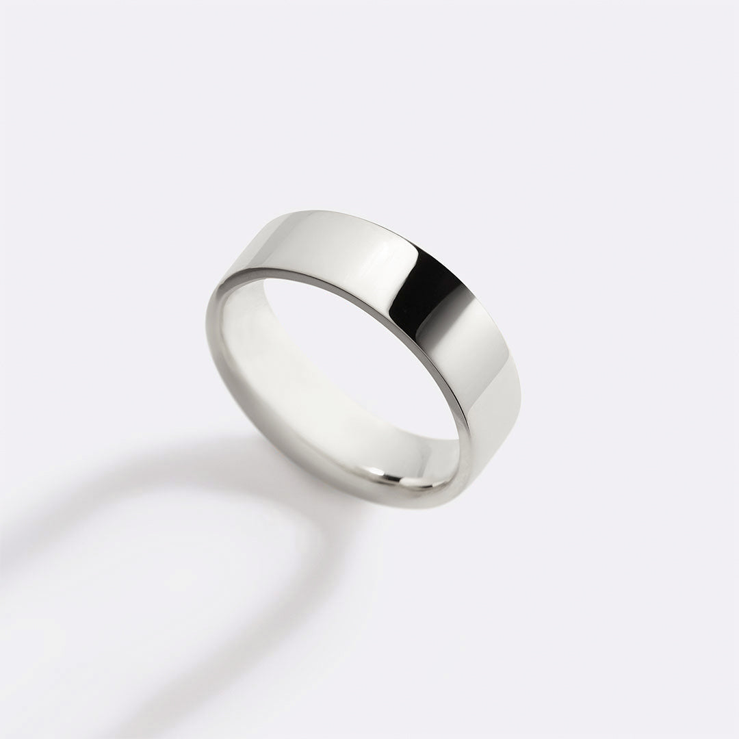 Gold Statement Stacking Ring in 925 sterling silver