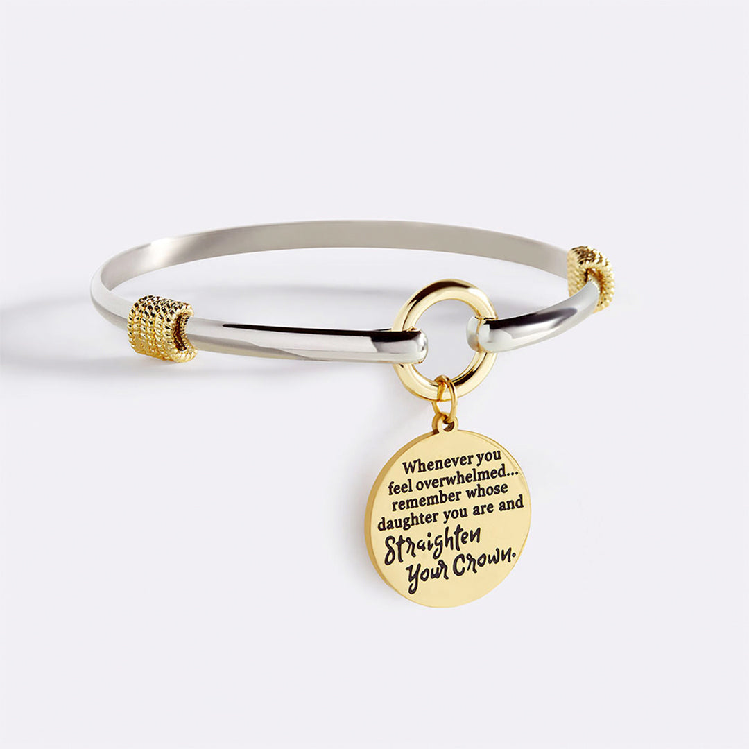 Raddrizza la Corona - Bracciale Charm Bicolore