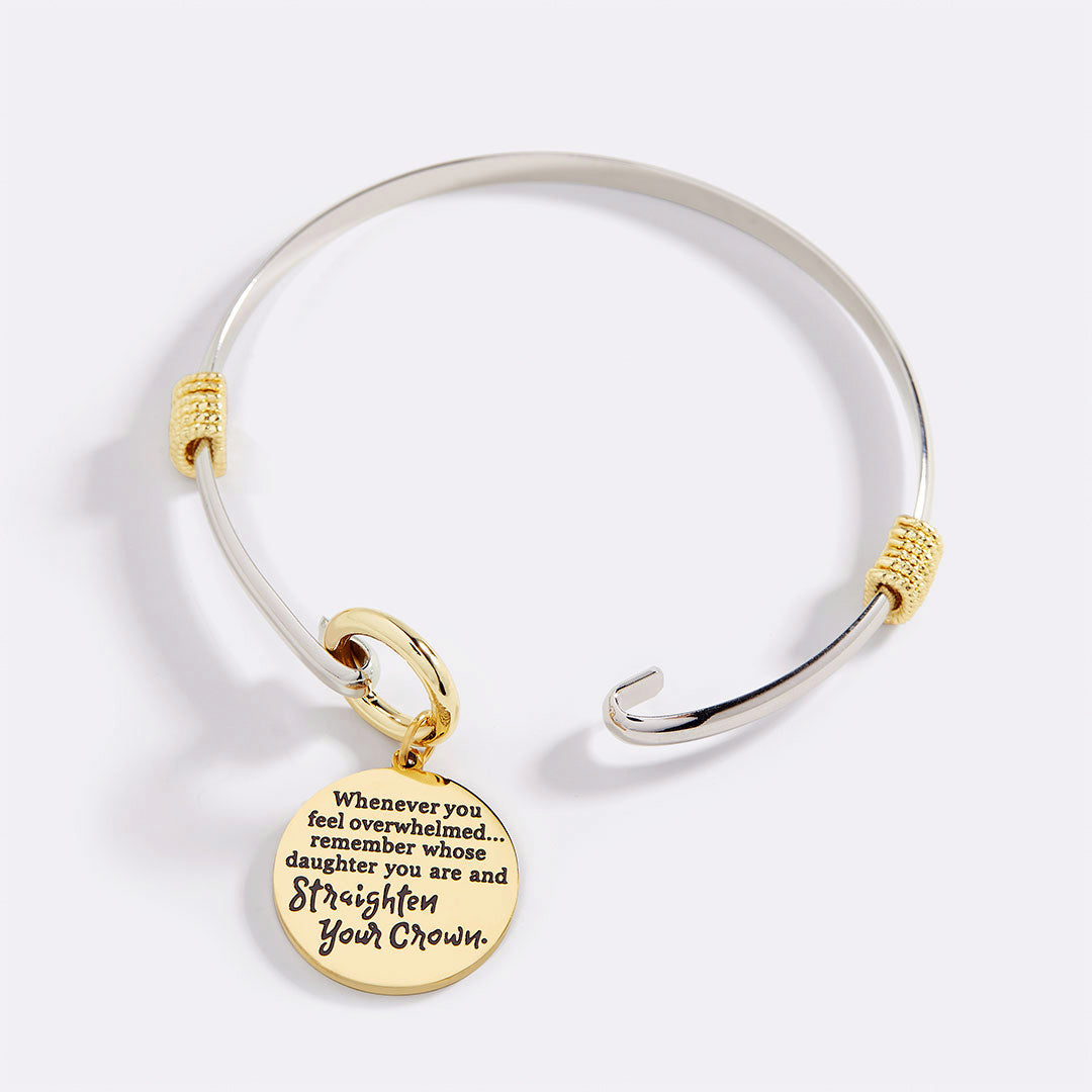 Raddrizza la Corona - Bracciale Charm Bicolore