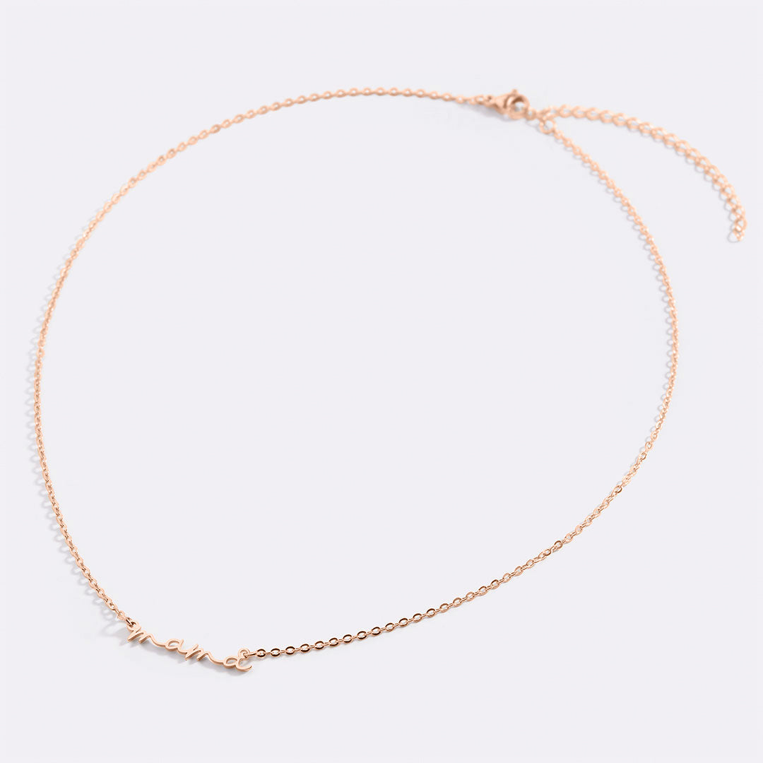 Zierliche Mama-Halskette