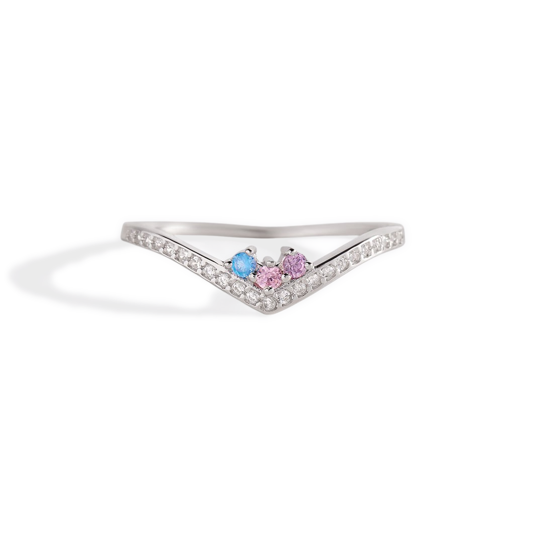 Personalized Venus Birthstone Ring in 925 Sterling Silver — Vanny Jewels
